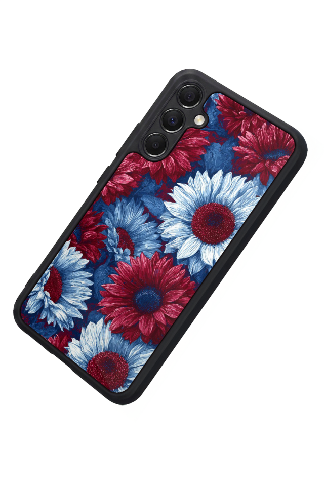 Samsung Galaxy M34 Uyumlu Cicek Tasarımlı Glossy Premium Kılıf