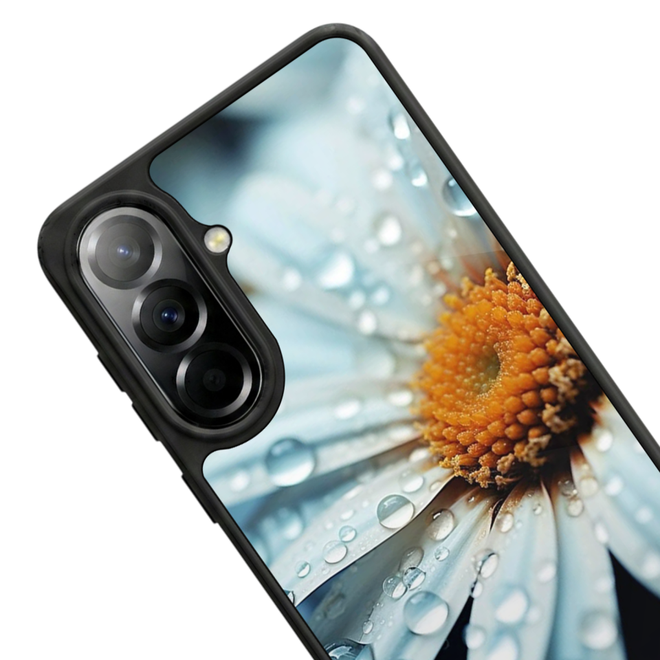 Samsung Galaxy A37 Uyumlu Cicek Tasarımlı Glossy Premium Kılıf