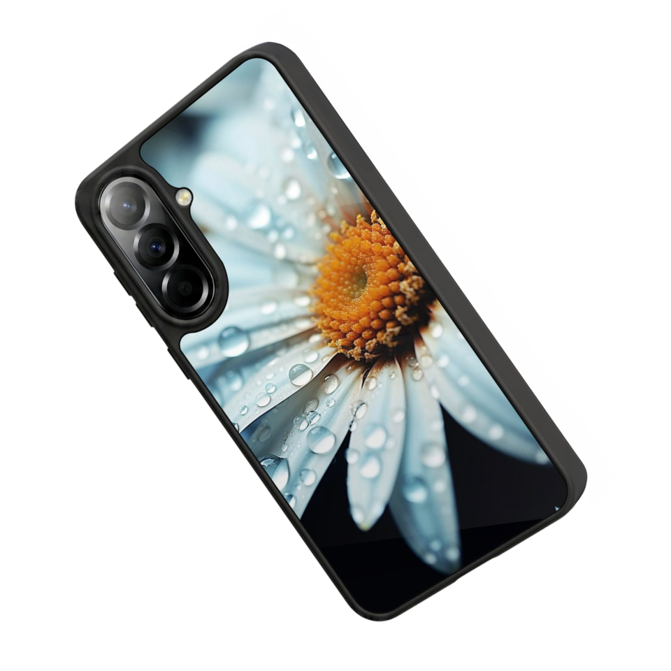 Samsung Galaxy A37 Uyumlu Cicek Tasarımlı Glossy Premium Kılıf