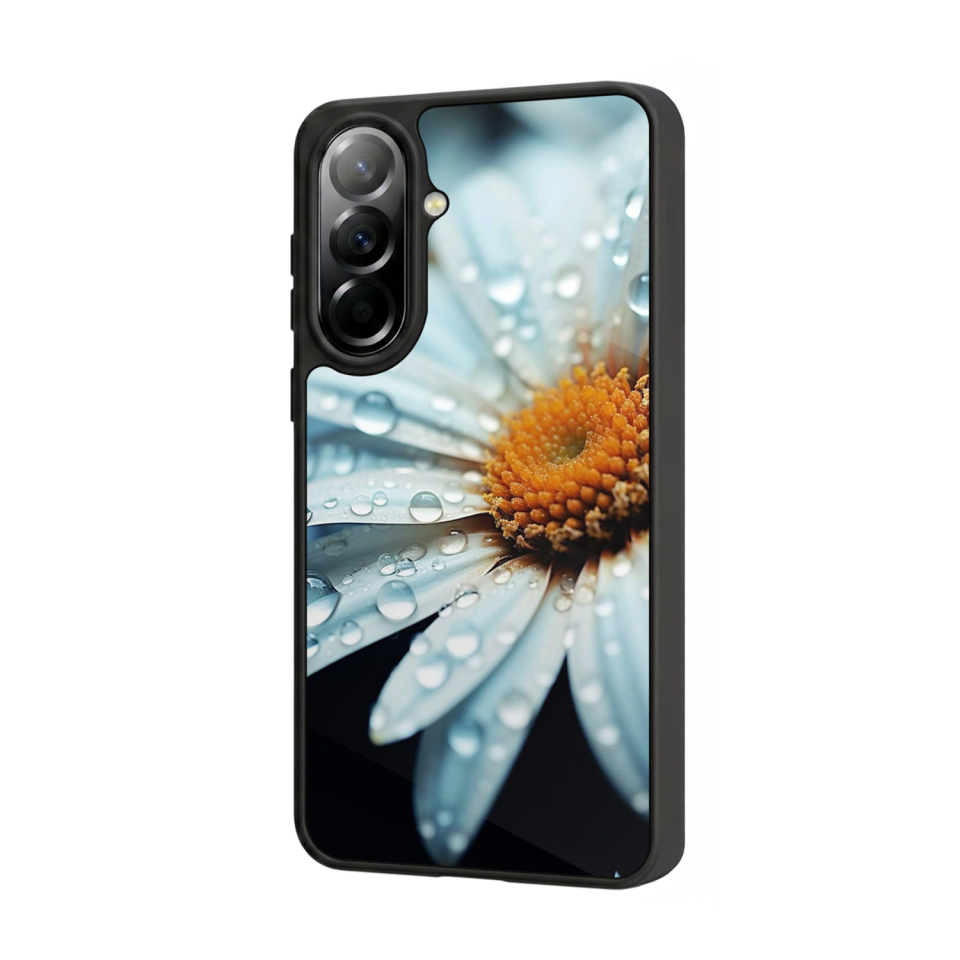 Samsung Galaxy A37 Uyumlu Cicek Tasarımlı Glossy Premium Kılıf