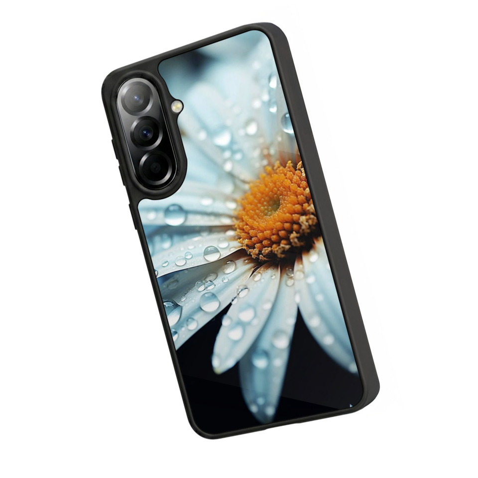 Samsung Galaxy A37 Uyumlu Cicek Tasarımlı Glossy Premium Kılıf
