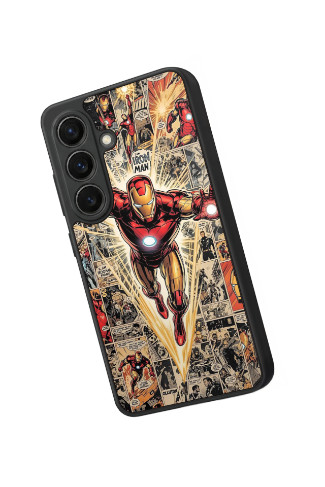 Samsung Galaxy S26 Uyumlu Iron Man ( Demir Adam ) Tasarımlı Glossy Premium Kılıf