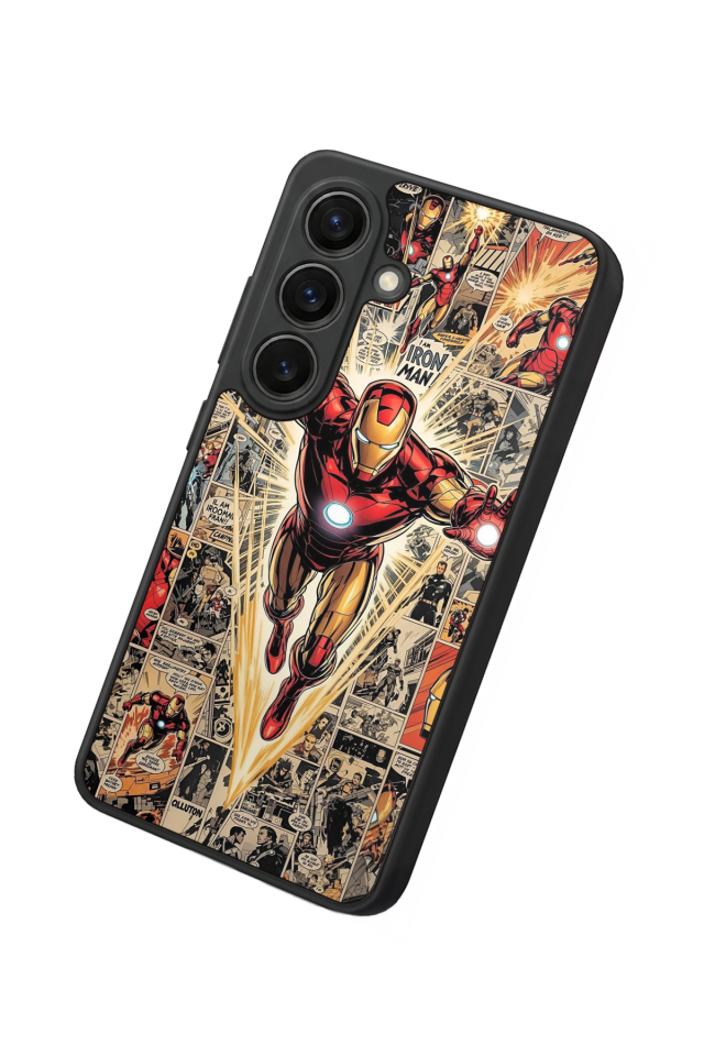 Samsung Galaxy S26 Uyumlu Iron Man ( Demir Adam ) Tasarımlı Glossy Premium Kılıf