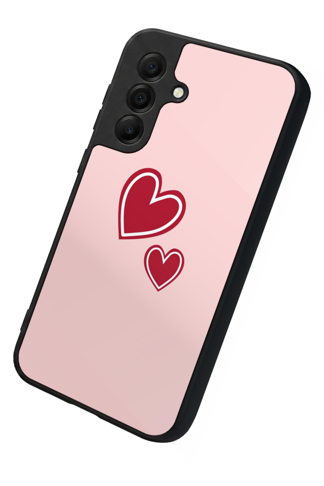 Samsung Galaxy A17 Uyumlu Kalp Love Tasarımlı Glossy Premium Kılıf