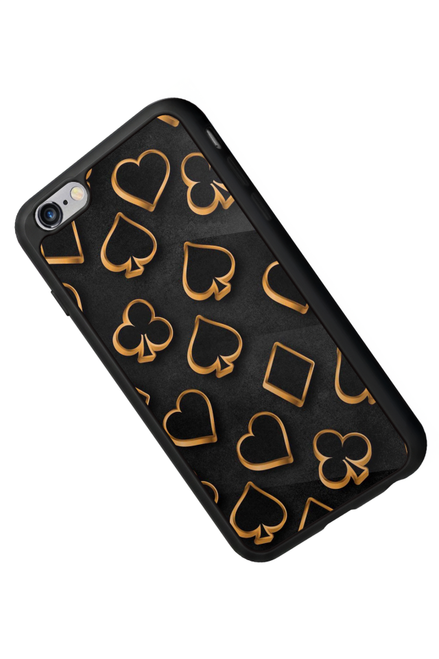 iPhone 6 Plus Uyumlu Kart Tasarımlı Glossy Premium Kılıf