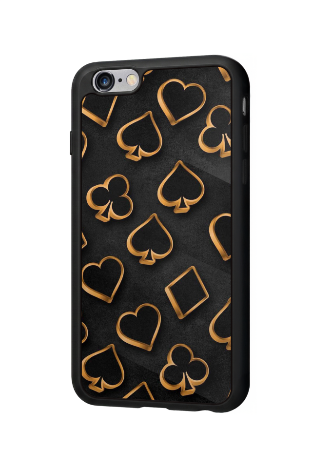 iPhone 6 Plus Uyumlu Kart Tasarımlı Glossy Premium Kılıf