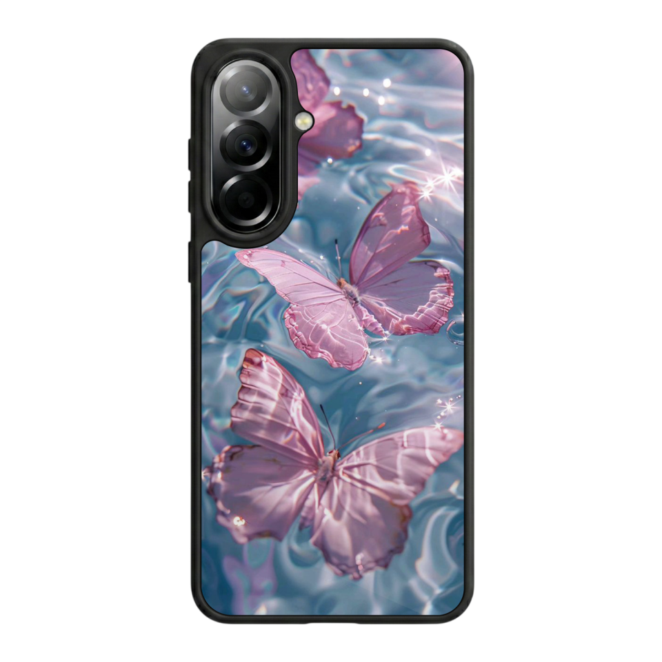 Samsung Galaxy A57 Uyumlu Kelebek Tasarımlı Glossy Premium Kılıf