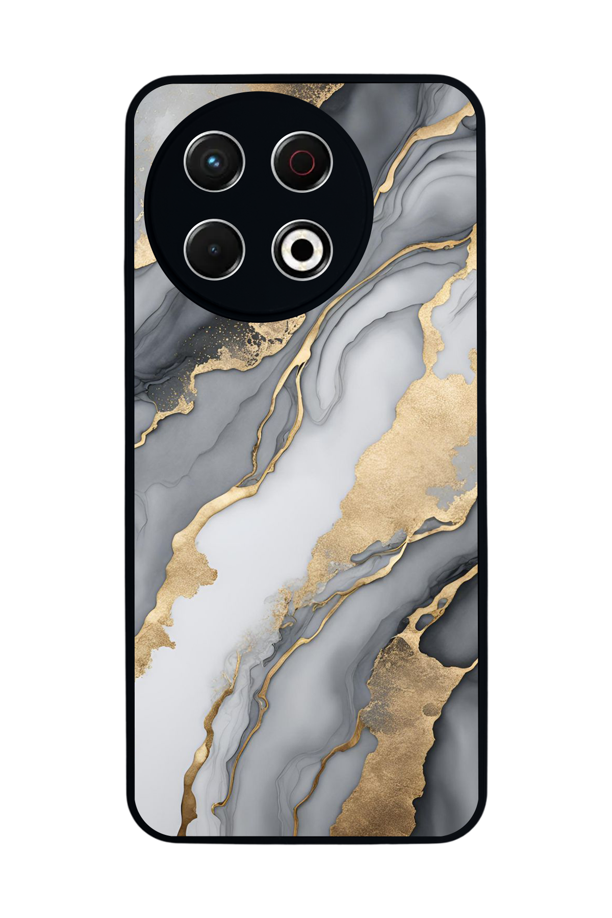 Tecno Spark 30 Pro Uyumlu Mermer Marble Tasarımlı Glossy Premium Kılıf