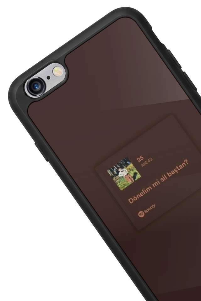 iPhone 6s Plus Uyumlu Sarki Sozleri Tasarımlı Glossy Premium Kılıf