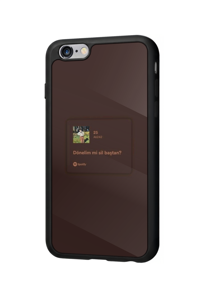 iPhone 6s Plus Uyumlu Sarki Sozleri Tasarımlı Glossy Premium Kılıf