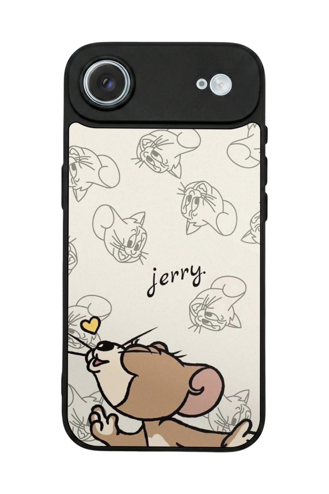 iPhone 17 Air Uyumlu Tom And Jerry Tasarımlı Glossy Premium Kılıf