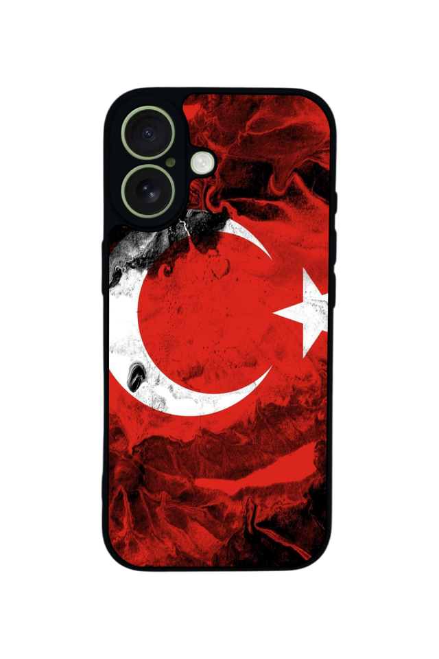 iPhone 17 Uyumlu Türk Bayragi Tasarımlı Glossy Premium Kılıf