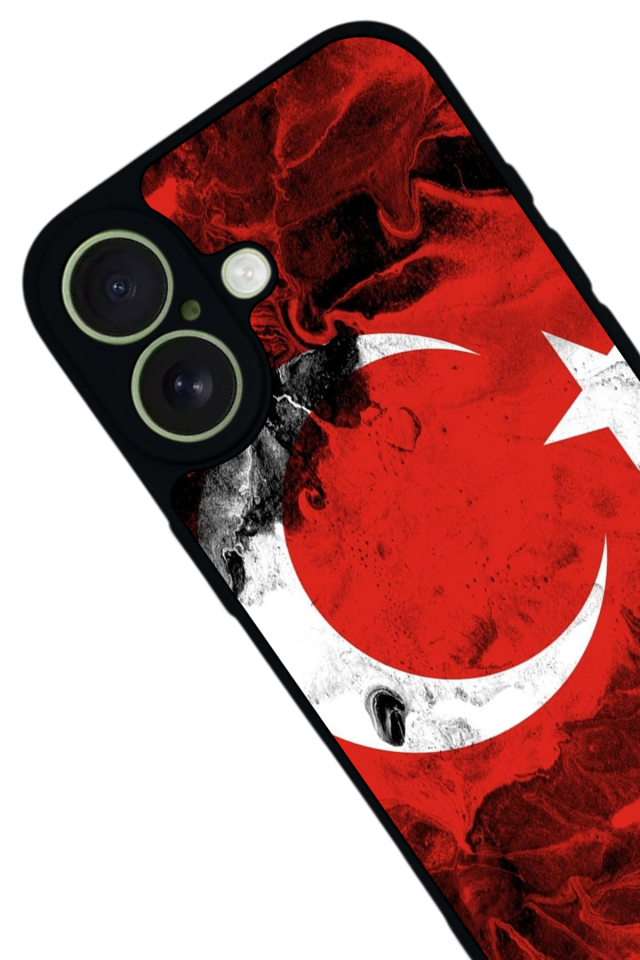 iPhone 17 Uyumlu Türk Bayragi Tasarımlı Glossy Premium Kılıf