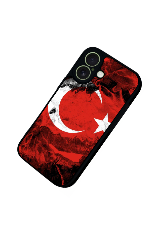 iPhone 17 Uyumlu Türk Bayragi Tasarımlı Glossy Premium Kılıf