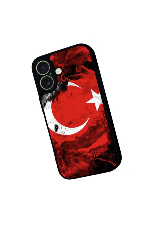 iPhone 17 Uyumlu Türk Bayragi Tasarımlı Glossy Premium Kılıf
