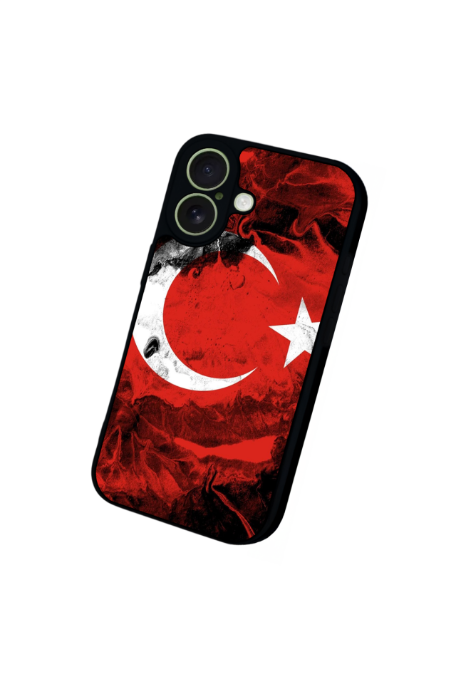 iPhone 17 Uyumlu Türk Bayragi Tasarımlı Glossy Premium Kılıf