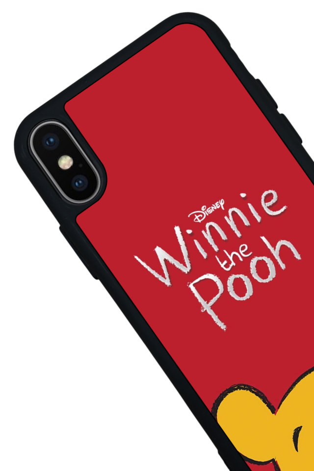 iPhone X/ XS Uyumlu Winnie Tasarımlı Glossy Premium Kılıf