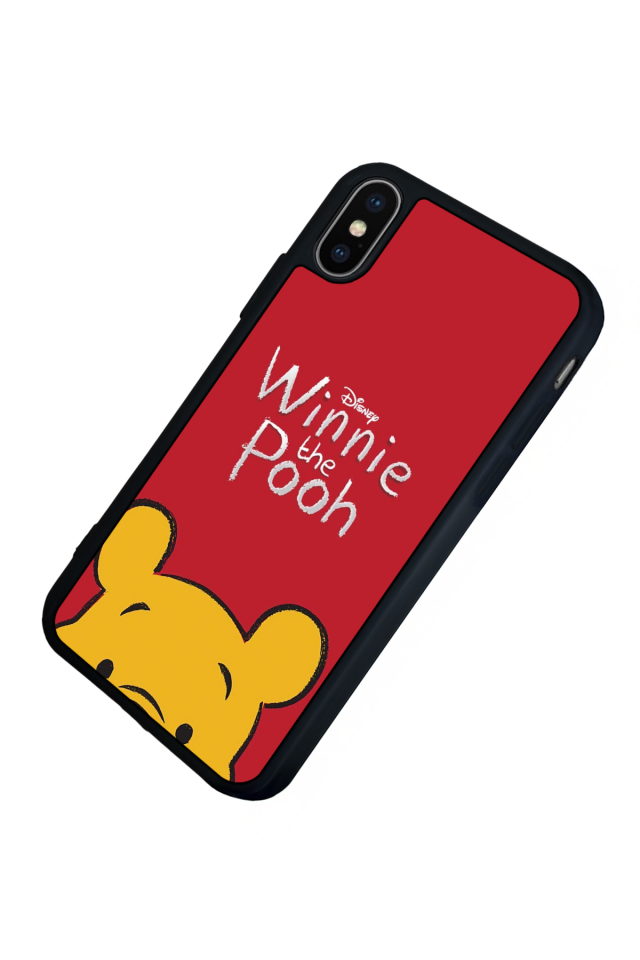 iPhone X/ XS Uyumlu Winnie Tasarımlı Glossy Premium Kılıf
