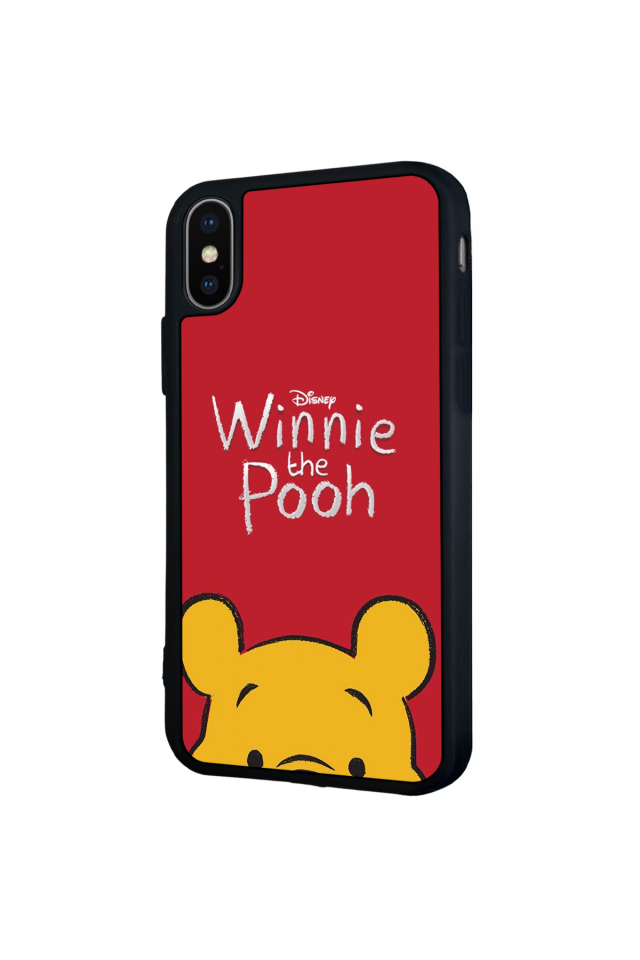 iPhone X/ XS Uyumlu Winnie Tasarımlı Glossy Premium Kılıf