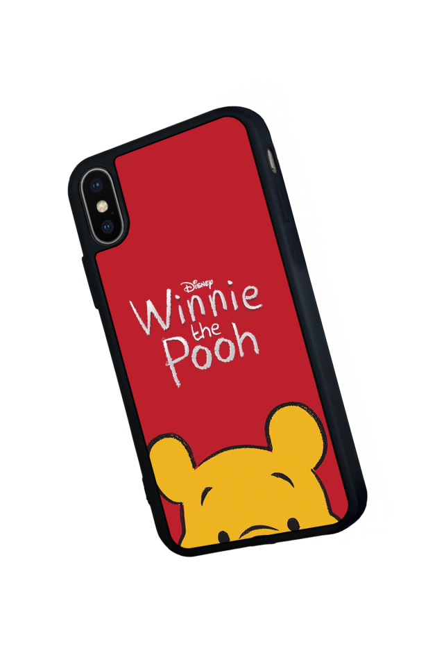 iPhone X/ XS Uyumlu Winnie Tasarımlı Glossy Premium Kılıf