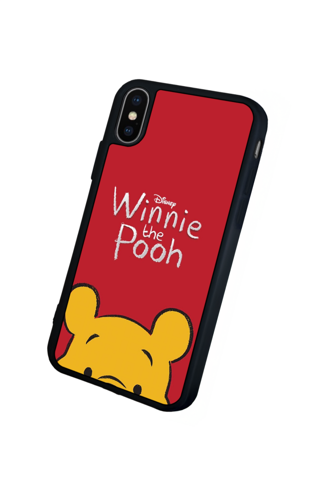 iPhone X/ XS Uyumlu Winnie Tasarımlı Glossy Premium Kılıf