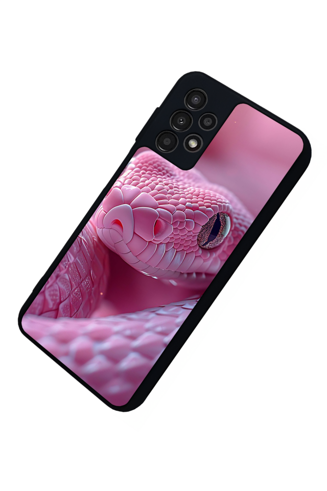 Samsung Galaxy A23 Uyumlu Yılan Tasarımlı Glossy Premium Kılıf