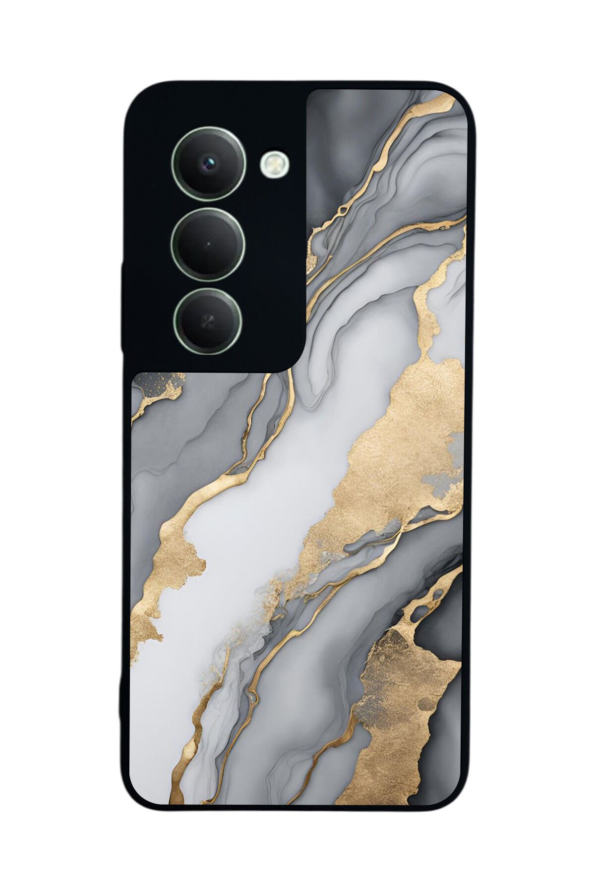 Xiaomi Redmi 15 5G Uyumlu Mermer Marble Tasarımlı Glossy Premium Kılıf