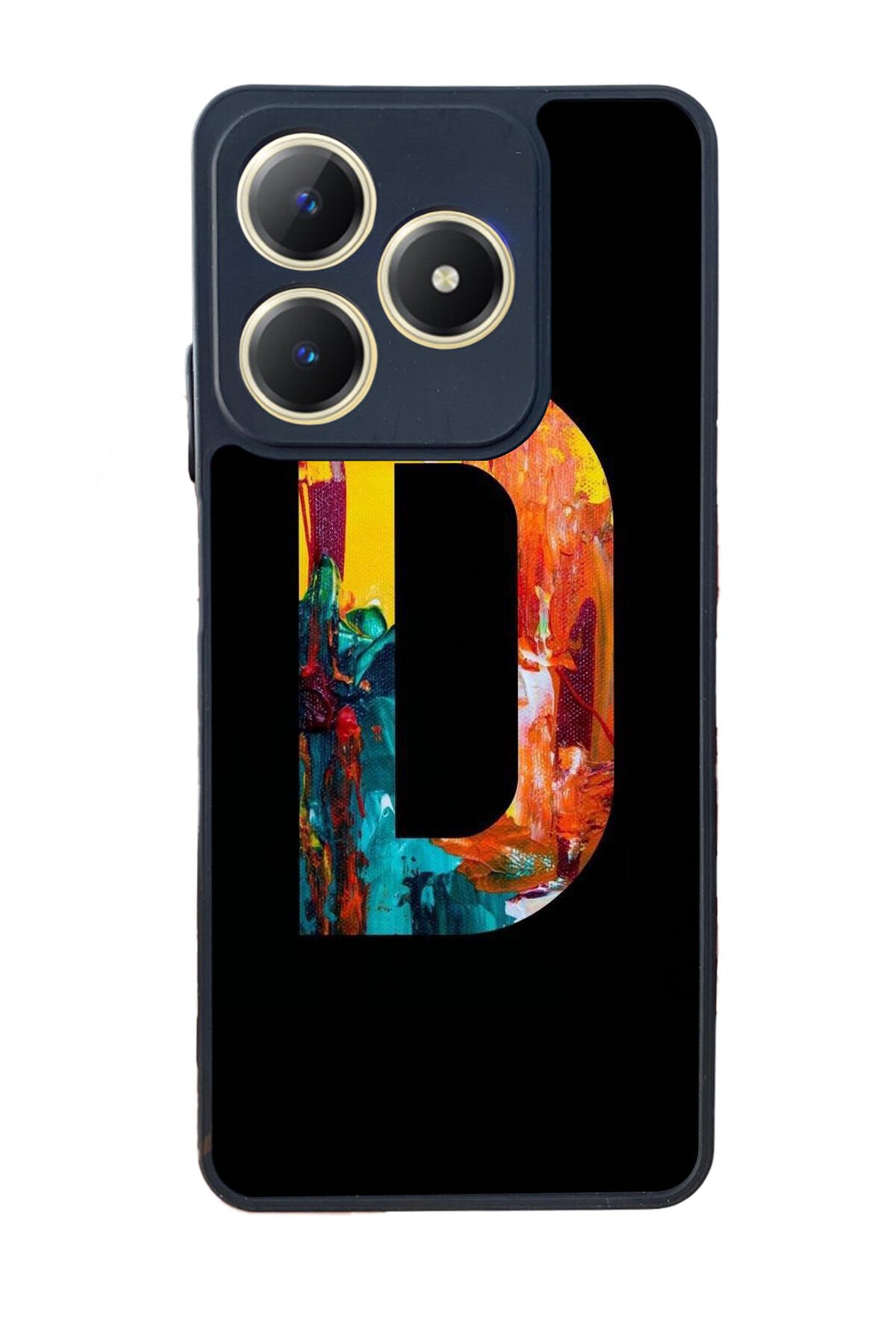 Realme C63 Mat Uyumlu Siyah Kılıf – Yumuşak Silikon, Koruyucu, Şok Emici Kapak