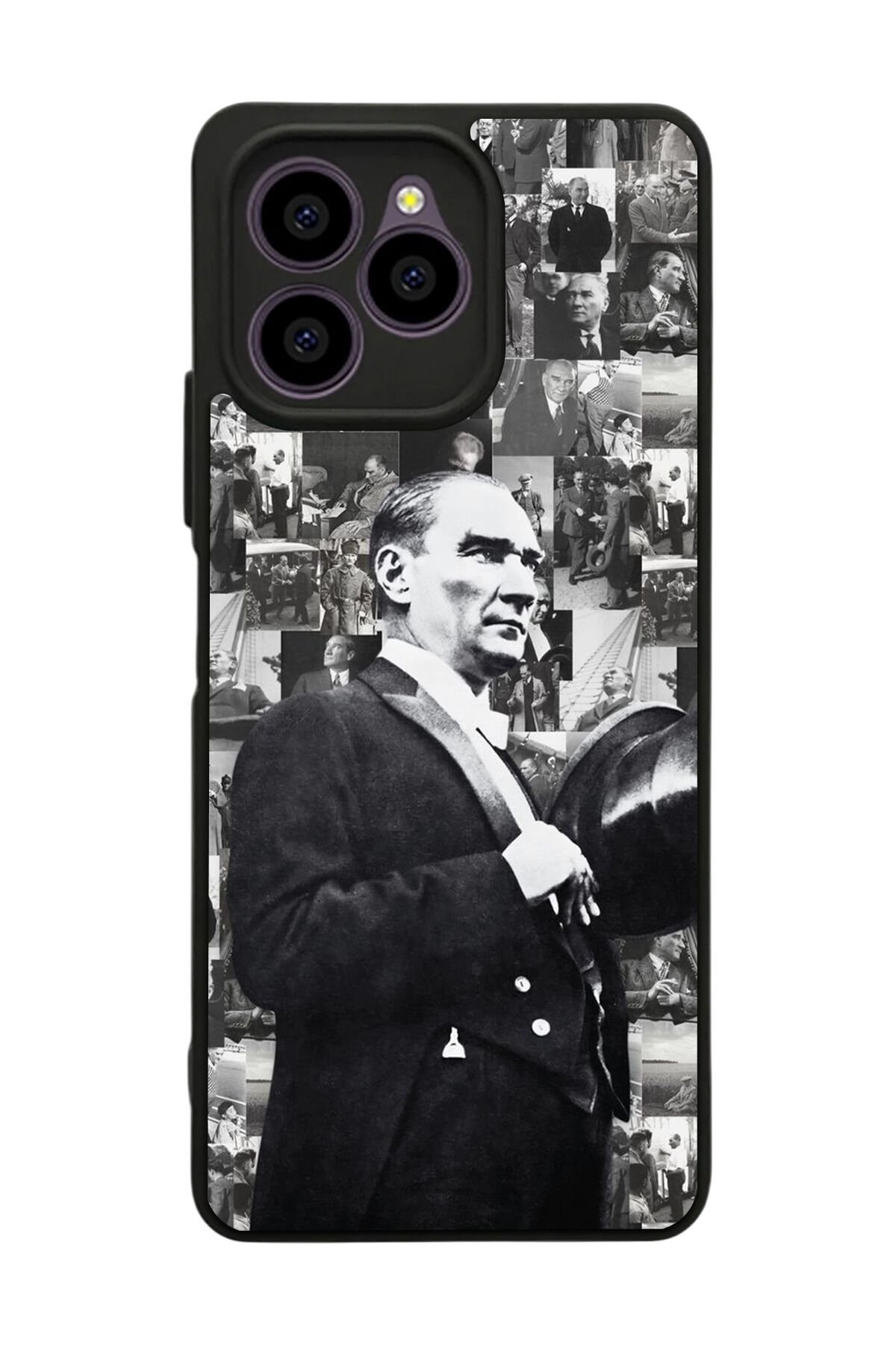 Omix X6 Uyumlu Mustafa Kemal Ataturk Tasarımlı Glossy Premium Kılıf