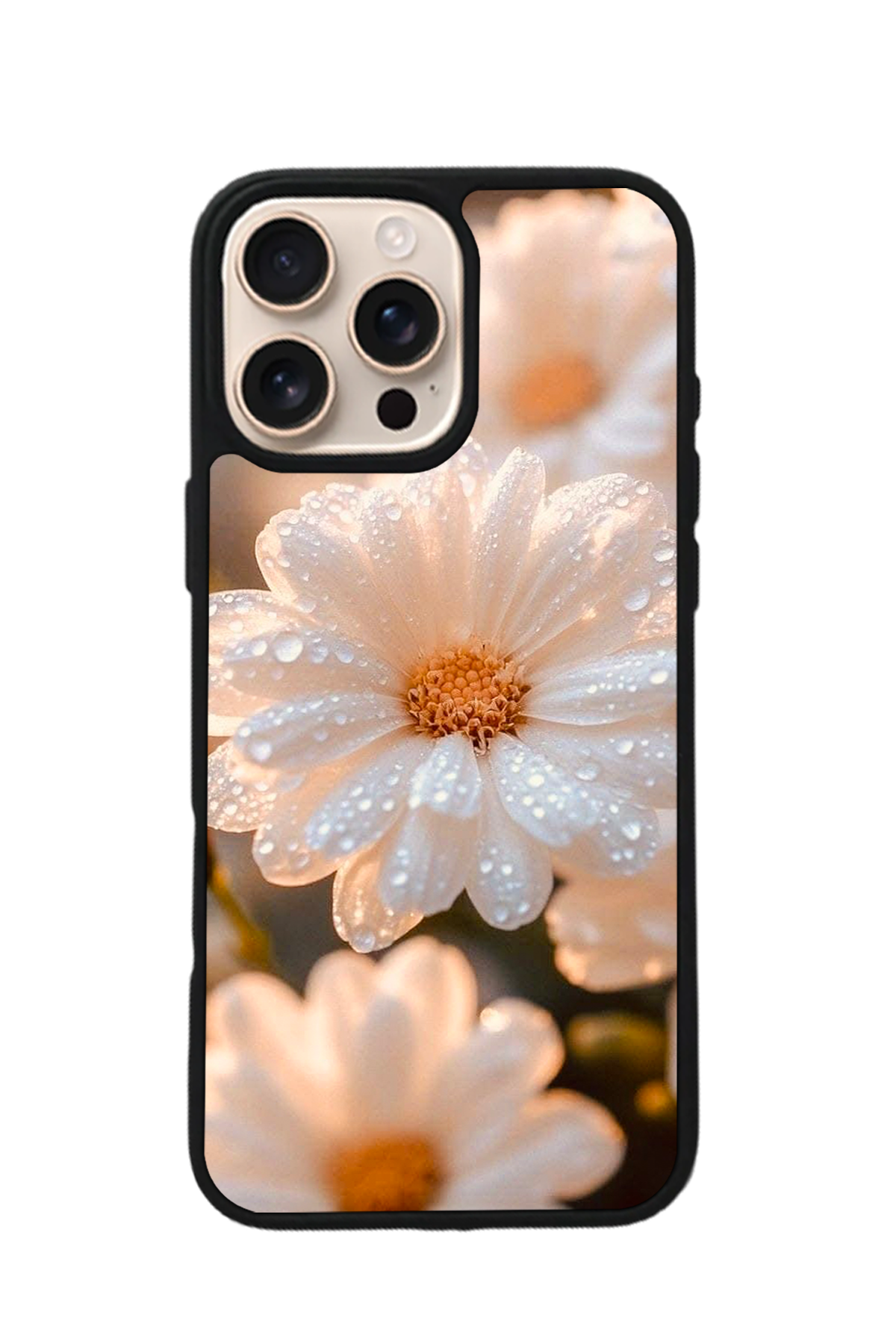 iPhone 14 Pro Uyumlu Cicek Tasarımlı Glossy Premium Kılıf