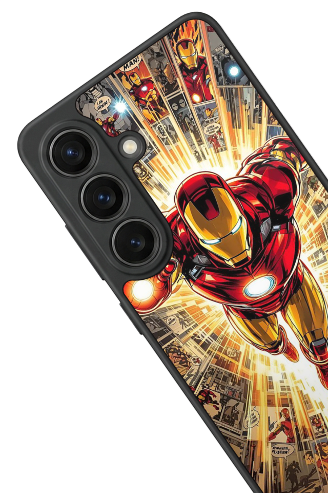 Samsung Galaxy S26 Uyumlu Iron Man ( Demir Adam ) Tasarımlı Glossy Premium Kılıf