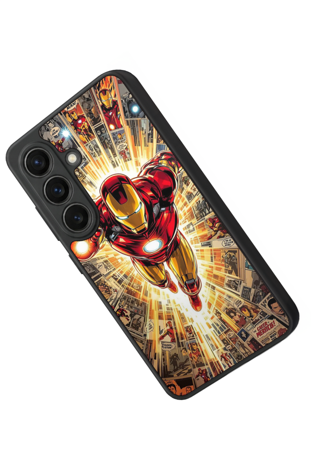 Samsung Galaxy S26 Uyumlu Iron Man ( Demir Adam ) Tasarımlı Glossy Premium Kılıf