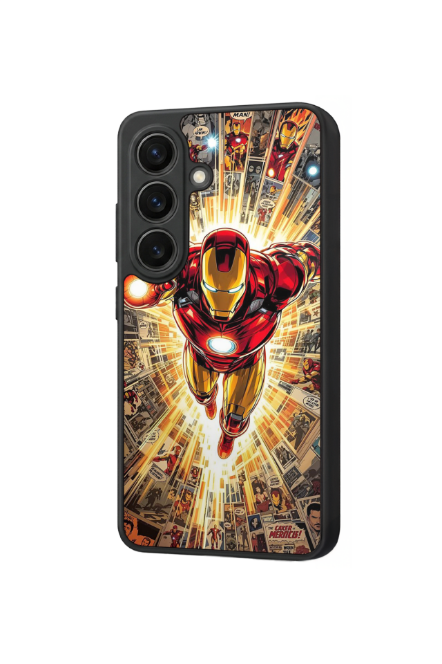Samsung Galaxy S26 Uyumlu Iron Man ( Demir Adam ) Tasarımlı Glossy Premium Kılıf