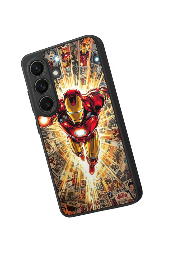 Samsung Galaxy S26 Uyumlu Iron Man ( Demir Adam ) Tasarımlı Glossy Premium Kılıf