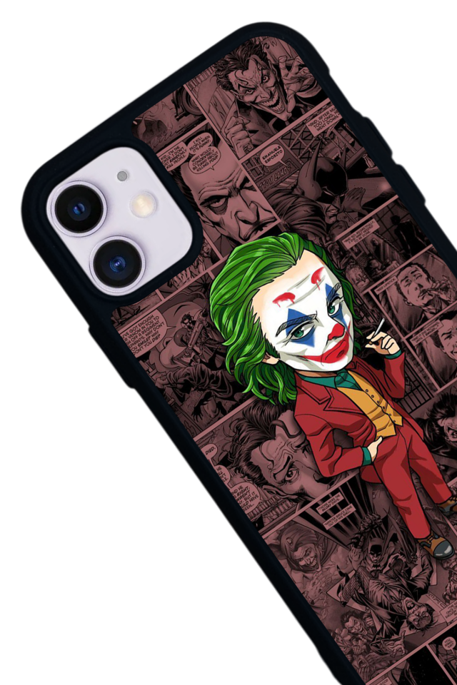iPhone 11 Uyumlu Joker Tasarımlı Glossy Premium Kılıf