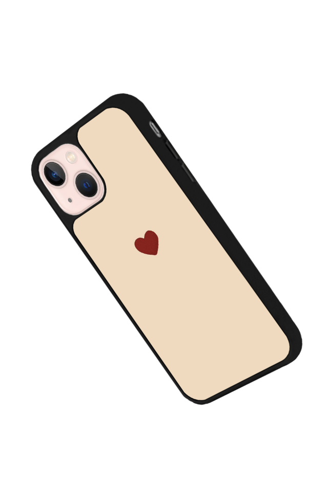 iPhone 15 Plus Uyumlu Kalp Love Tasarımlı Glossy Premium Kılıf