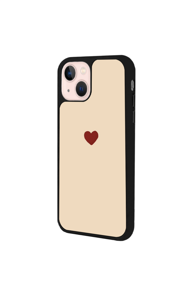 iPhone 15 Plus Uyumlu Kalp Love Tasarımlı Glossy Premium Kılıf