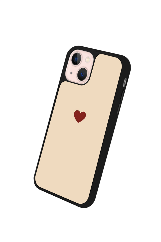iPhone 15 Plus Uyumlu Kalp Love Tasarımlı Glossy Premium Kılıf
