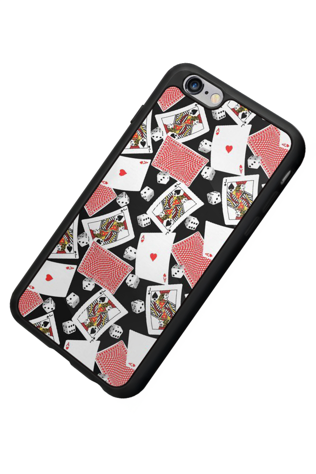 iPhone 6 Plus Uyumlu Kart Tasarımlı Glossy Premium Kılıf