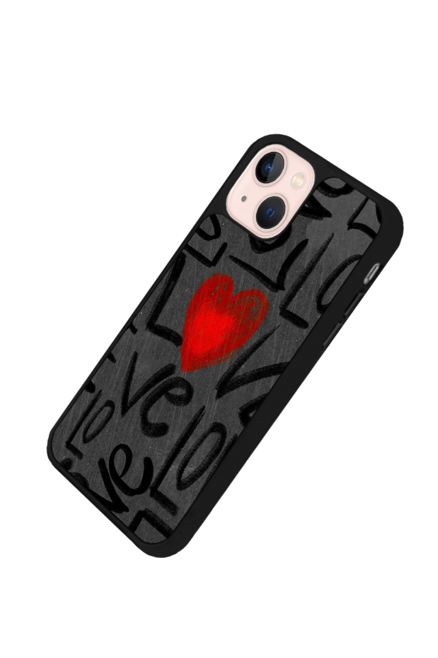 iPhone 15 Uyumlu Love Tasarımlı Glossy Premium Kılıf