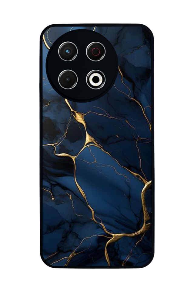 Tecno Spark 30 Pro Uyumlu Mermer Marble Tasarımlı Glossy Premium Kılıf