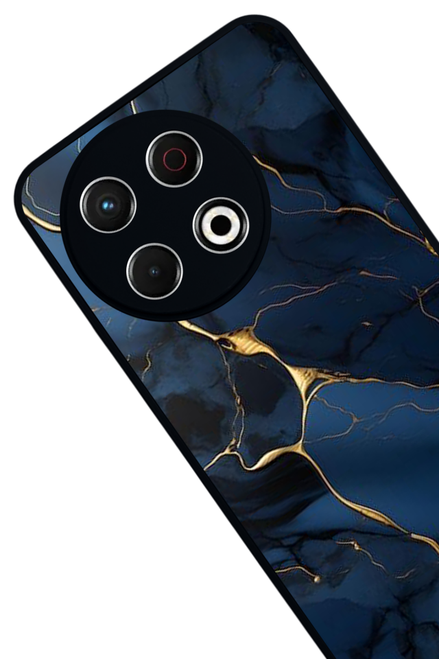 Tecno Spark 30 Pro Uyumlu Mermer Marble Tasarımlı Glossy Premium Kılıf