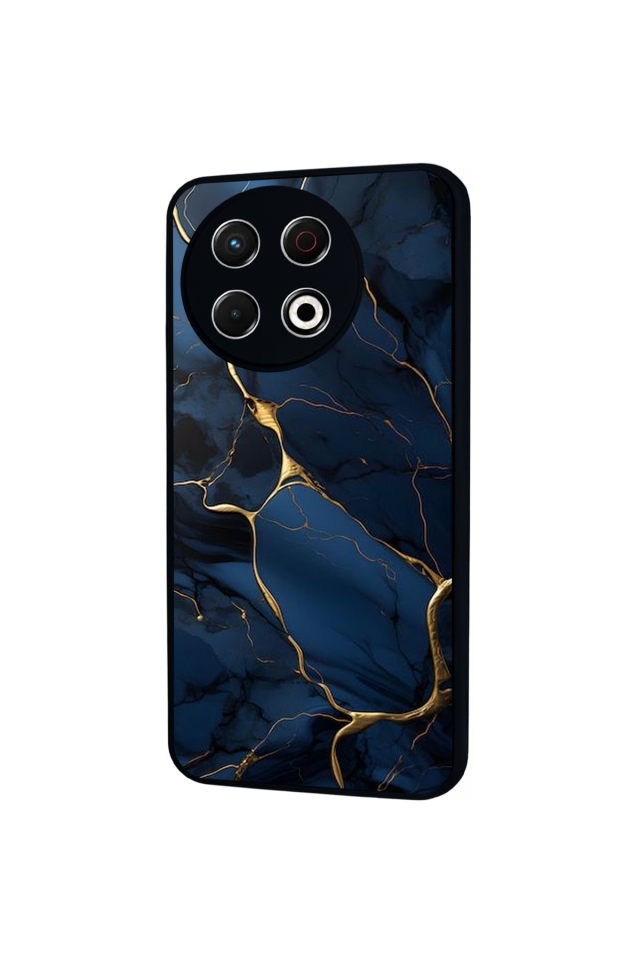 Tecno Spark 30 Pro Uyumlu Mermer Marble Tasarımlı Glossy Premium Kılıf