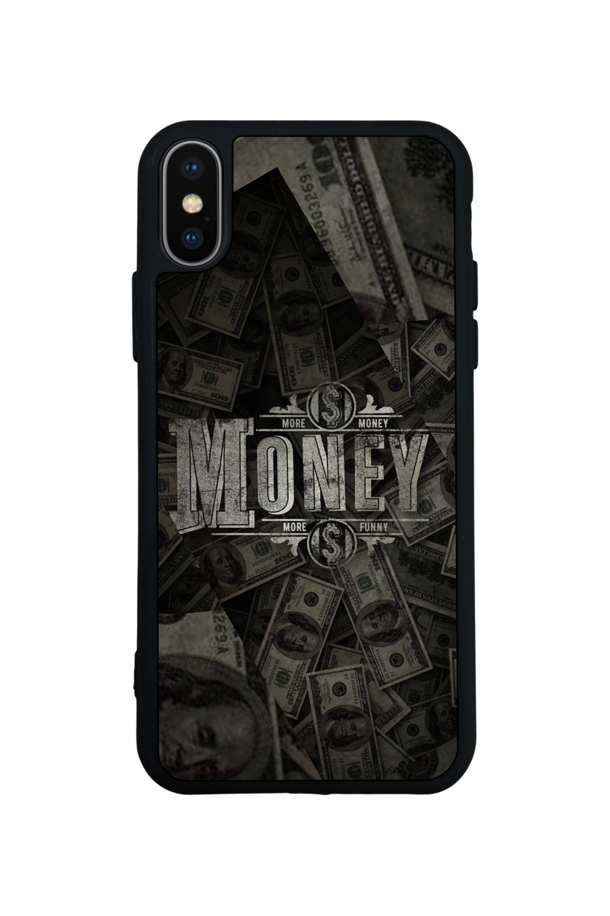 iPhone XS Max Uyumlu Money Para Tasarımlı Glossy Premium Kılıf