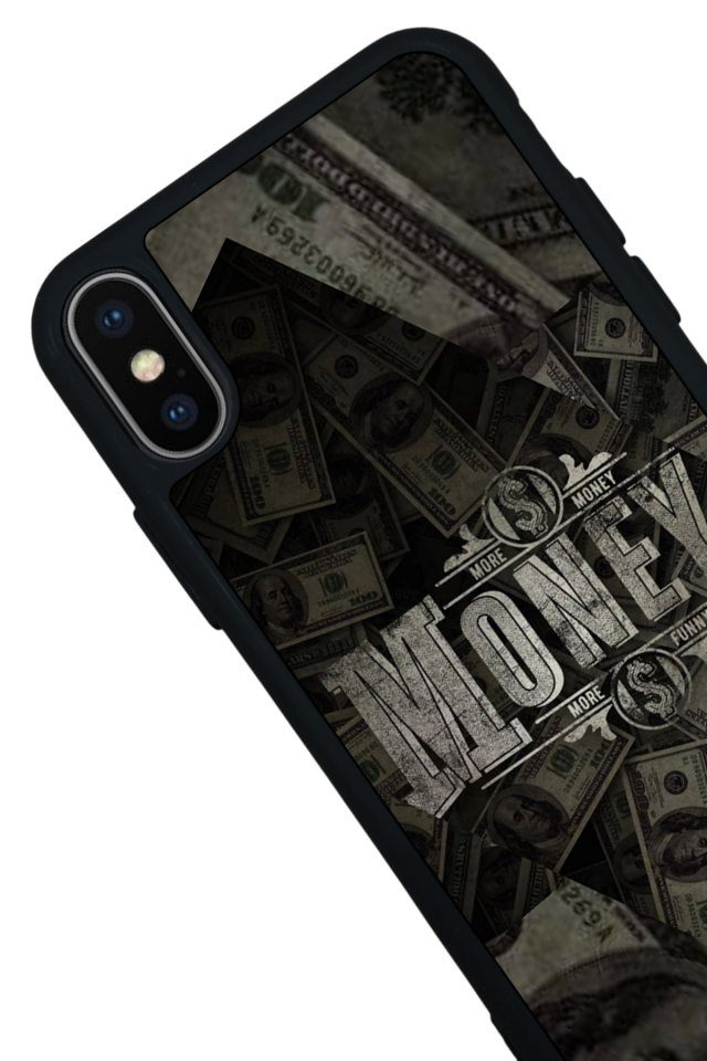 iPhone XS Max Uyumlu Money Para Tasarımlı Glossy Premium Kılıf