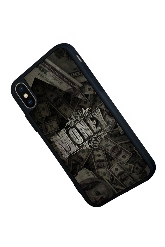 iPhone XS Max Uyumlu Money Para Tasarımlı Glossy Premium Kılıf