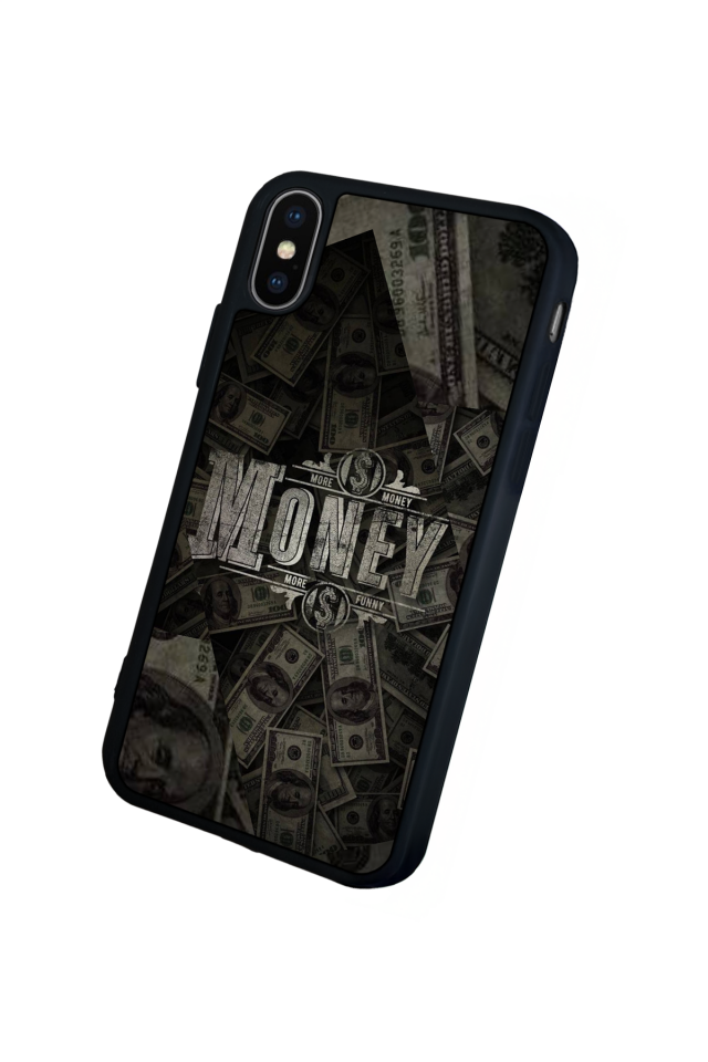 iPhone XS Max Uyumlu Money Para Tasarımlı Glossy Premium Kılıf