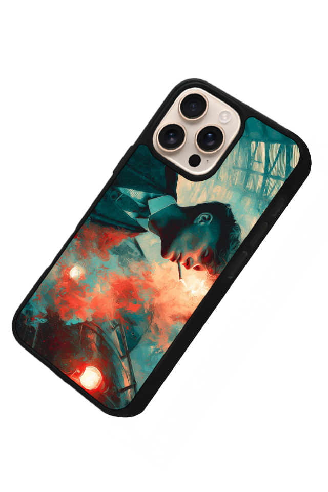 iPhone 14 Pro Max Uyumlu Peaky Blinders Tasarımlı Glossy Premium Kılıf