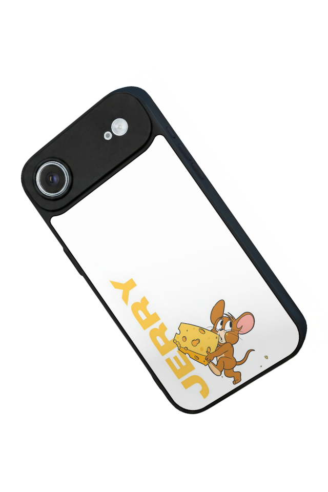 iPhone 17 Air Uyumlu Tom And Jerry Tasarımlı Glossy Premium Kılıf