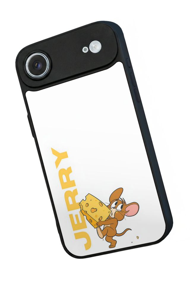 iPhone 17 Air Uyumlu Tom And Jerry Tasarımlı Glossy Premium Kılıf